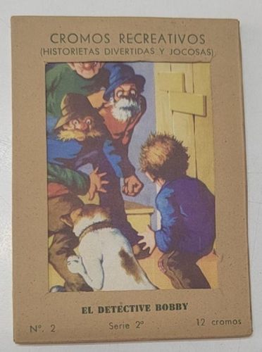 Portada del libro de CROMOS RECREATIVOS Nº 2. EL DETECTIVE BOBBY. SERIE 2ª