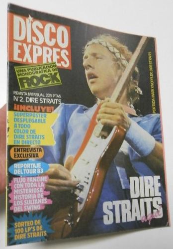 Portada del libro de DISCO EXPRES Nº 2. DIRE STRAITS. 1983