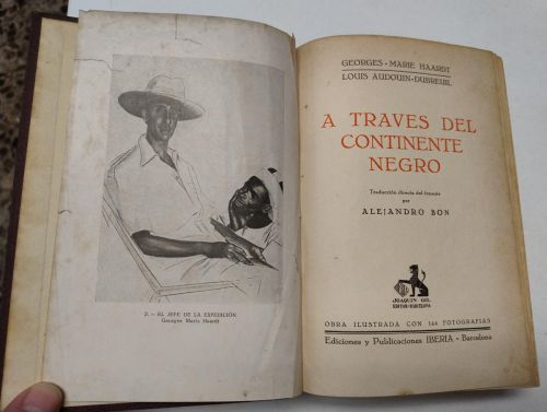 Portada del libro de A través del continente negro