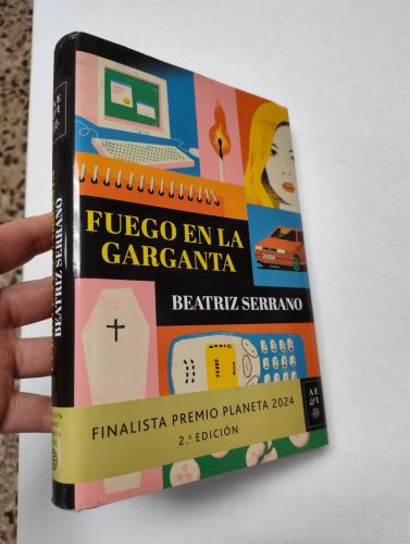 Portada del libro de Fuego en la garganta