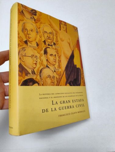 Portada del libro de La gran estafa de la guerra civil