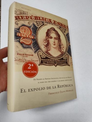Portada del libro de El expolio de la República