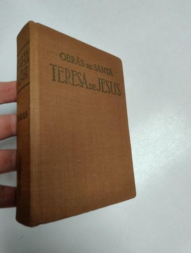 Portada del libro de Obras de Santa Teresa de Jesús