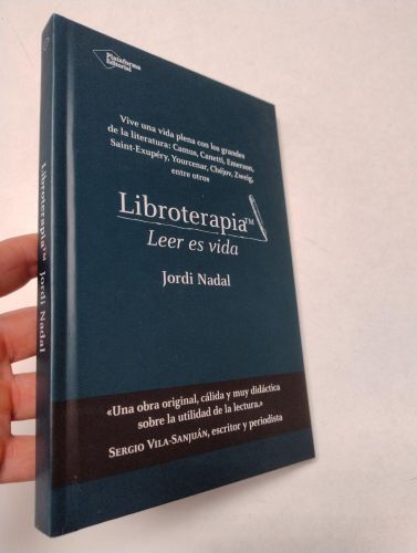 Portada del llibre de Libroterapia