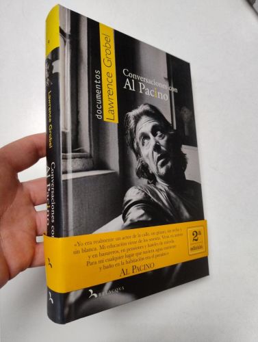 Portada del libro de Conversaciones con Al Pacino