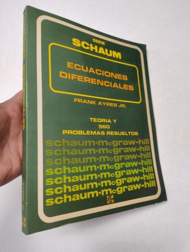 Portada del libro de Ecuaciones diferenciales. Teoría y 560 problemas resueltos