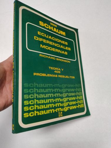 Portada del libro de Ecuaciones diferenciales modernas. Teoría y 409 problemas resueltos