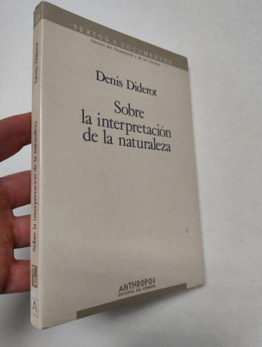 Portada del libro de Sobre la interpretación de la naturaleza