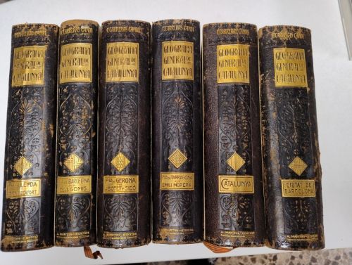 Portada del libro de Geografia General de Catalunya (6 vol.)