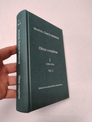 Portada del libro de OBRAS COMPLETAS MORENTE TOMO I, 2