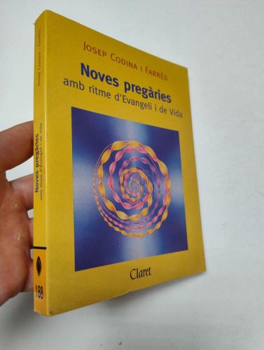Portada del libro de Noves pregàries amb ritme d'Evangeli i de vida