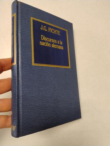 Portada del libro de Discursos a la nación alemana