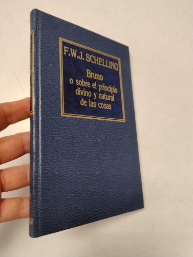 Portada del libro de Bruno o el principio divino y natural de las cosas