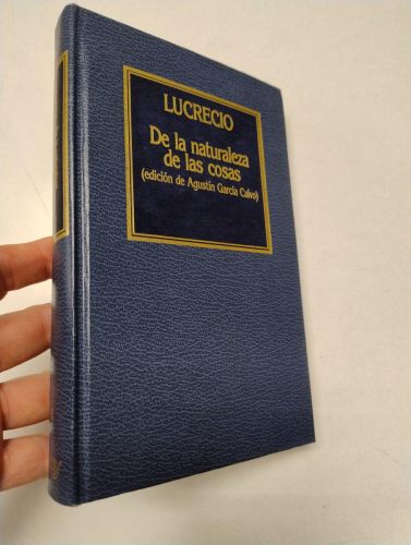 Portada del libro de DE LA NATURALEZA DE LAS COSAS