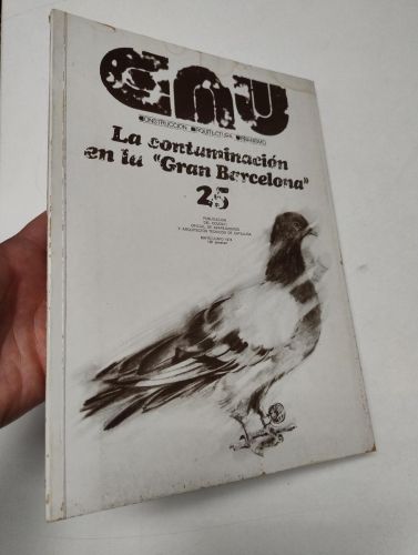 Portada del libro de Revista CAU (Construcción, Arquitectura, Urbanismo) nº 25. La contaminación en la Gran Barcelona