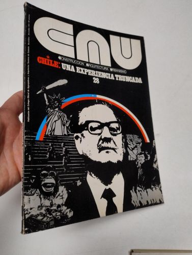 Portada del libro de Revista CAU (Construcción, Arquitectura, Urbanismo) nº 28. Chile: Una experiencia truncada