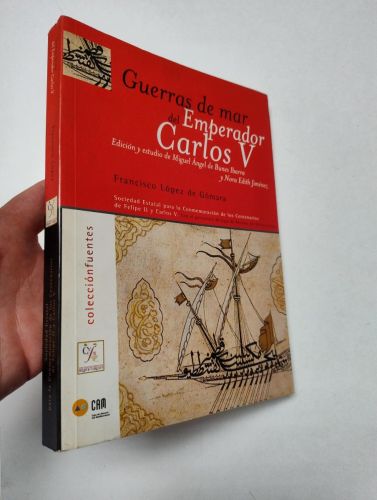 Portada del libro de Guerras de mar del Emperador Carlos V