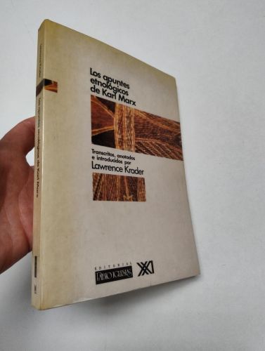 Portada del libro de Los apuntes etnológicos de Karl Marx