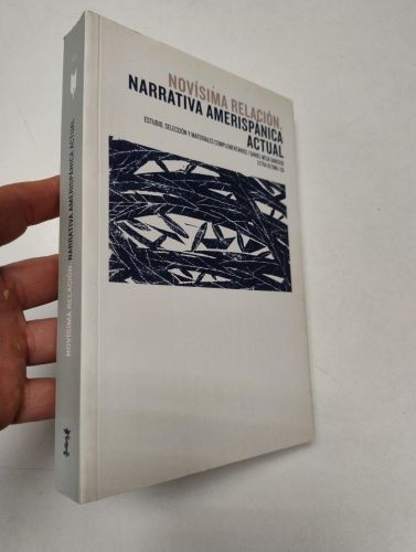 Portada del libro de Novísima relación. Narrativa amerispánica actual