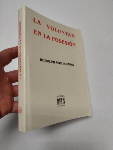 Portada del libro de La voluntad en la posesión