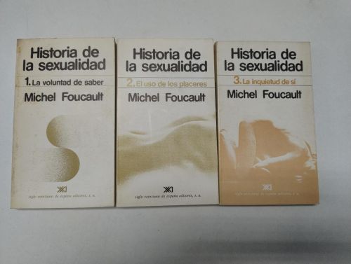 Portada del libro de Historia de la sexualidad (3 tomos)