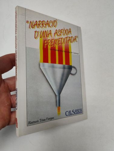 Portada del libro de Narració d'una asfixia premeditada