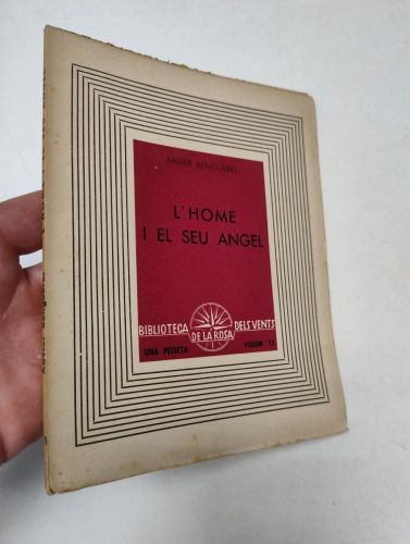Portada del libro de L'home i el seu àngel