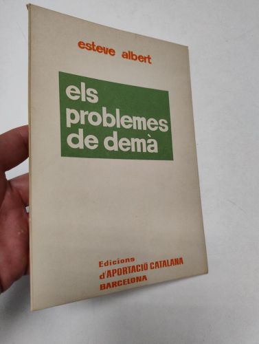 Portada del libro de Els problemes de demà