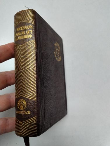 Portada del libro de Historia del arte en la antigüedad