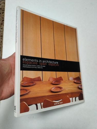 Portada del libro de ELEMENTS IN ARCHITECTURE - ESPACIOS / SPAZI / ESPAÇOS