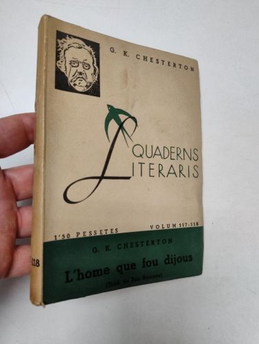 Portada del libro de L'home que fou dijous