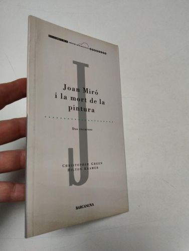 Portada del libro de Joan Miró i la mort de la pintura