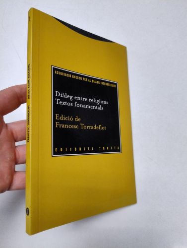 Portada del libro de Diàleg entre religions. Textos fonamentals