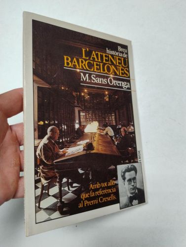 Portada del libro de Breu història de l'Ateneu barcelonès