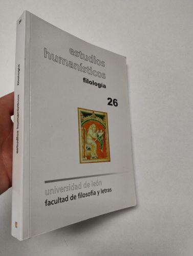 Portada del libro de Estudios humanísticos. Filología. nº 26