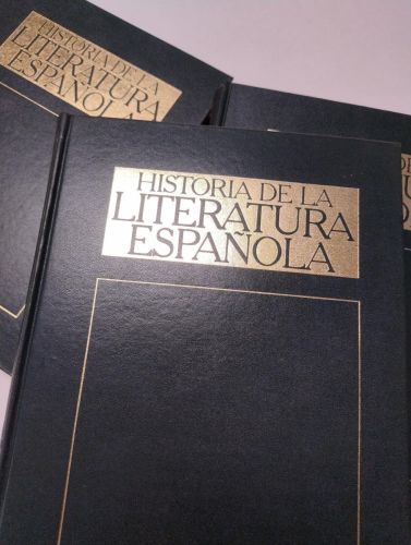 Portada del libro de Historia de la literatura española (4 vols.)