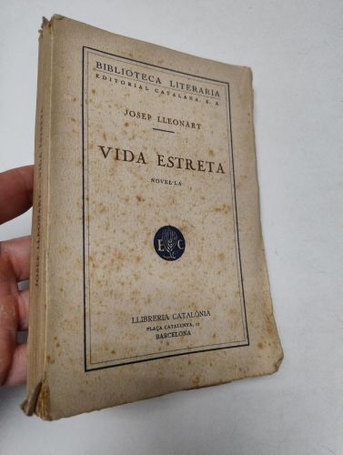 Portada del libro de Vida estreta