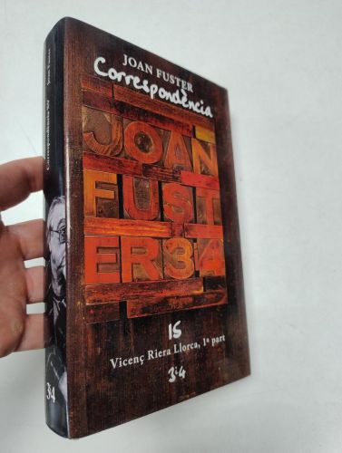 Portada del libro de Correspondència 15: Vicenç Riera Llorca, 1a part
