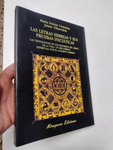 Portada del libro de Las letras hebreas y sus pruebas iniciáticas