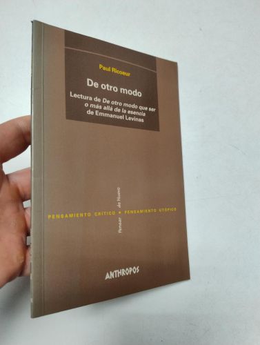Portada del libro de DE OTRO MODO