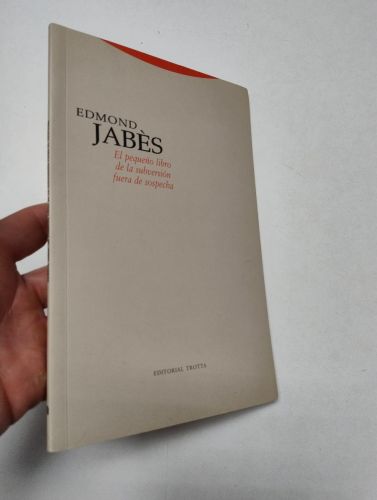 Portada del libro de El pequeño libro de la subversión fuera de sospecha