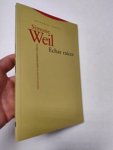 Portada del libro de Echar raíces