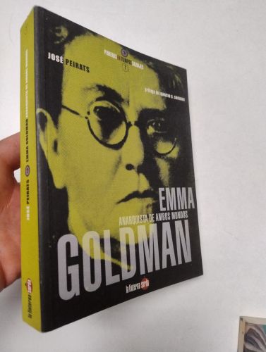 Portada del libro de Emma Goldman. Anarquista de ambos mundos