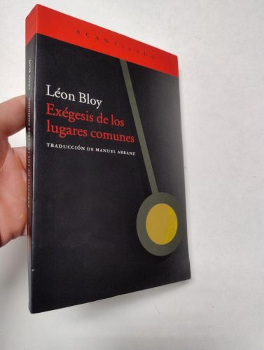 Portada del libro de Exégesis de los lugares comunes