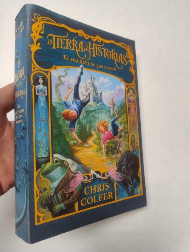 Portada del libro de La tierra de las historias 1 - El hechizo de los deseos