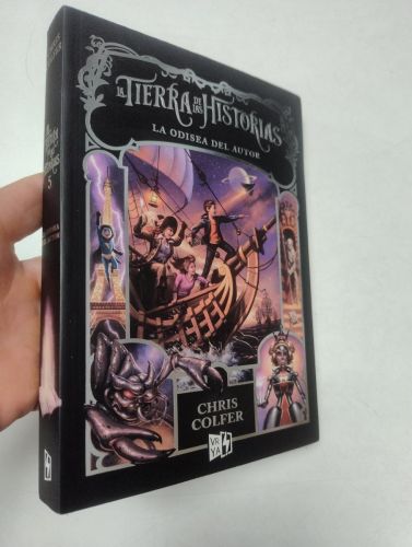 Portada del libro de La odisea del autor. La tierra de las historias 5