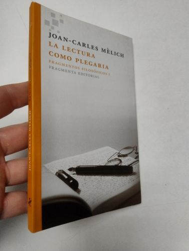 Portada del libro de La lectura como plegaria