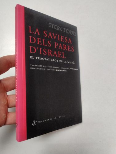 Portada del libro de La saviesa dels pares d'Israel