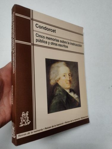 Portada del libro de Cinco memorias sobre la instrucción pública y otros escritos