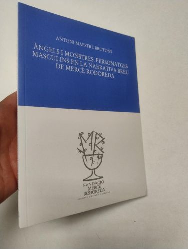 Portada del libro de Àngels i monstres: personatges masculins en la narrativa breu de Mercè Rodoreda